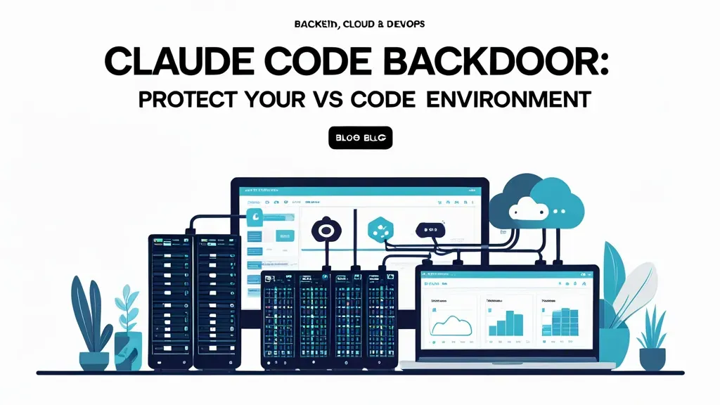 Illustration for "Claude Code Backdoor: Protect Your VS Code Environment"