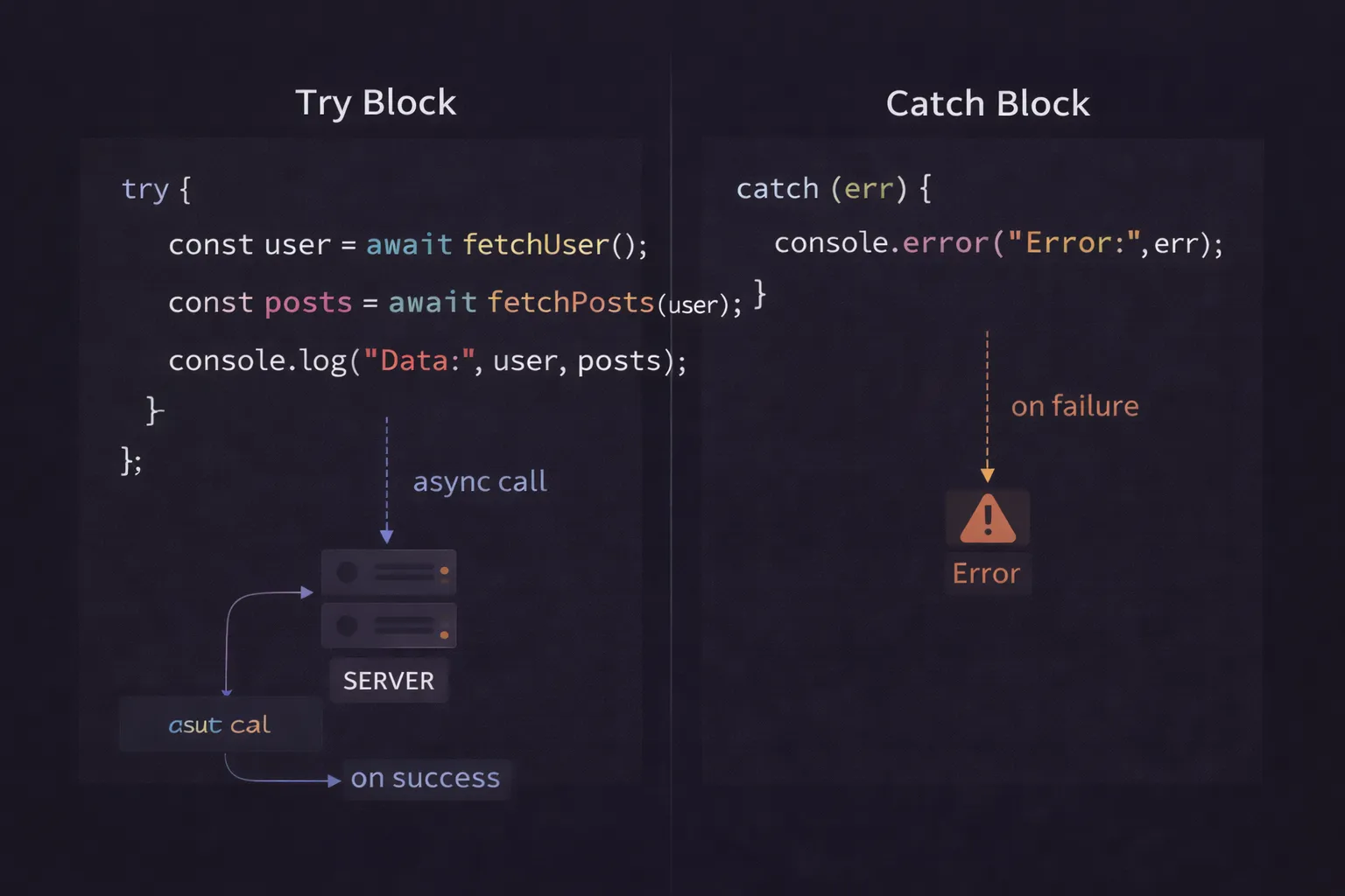 Async-Await Explained with Error Handling Examples