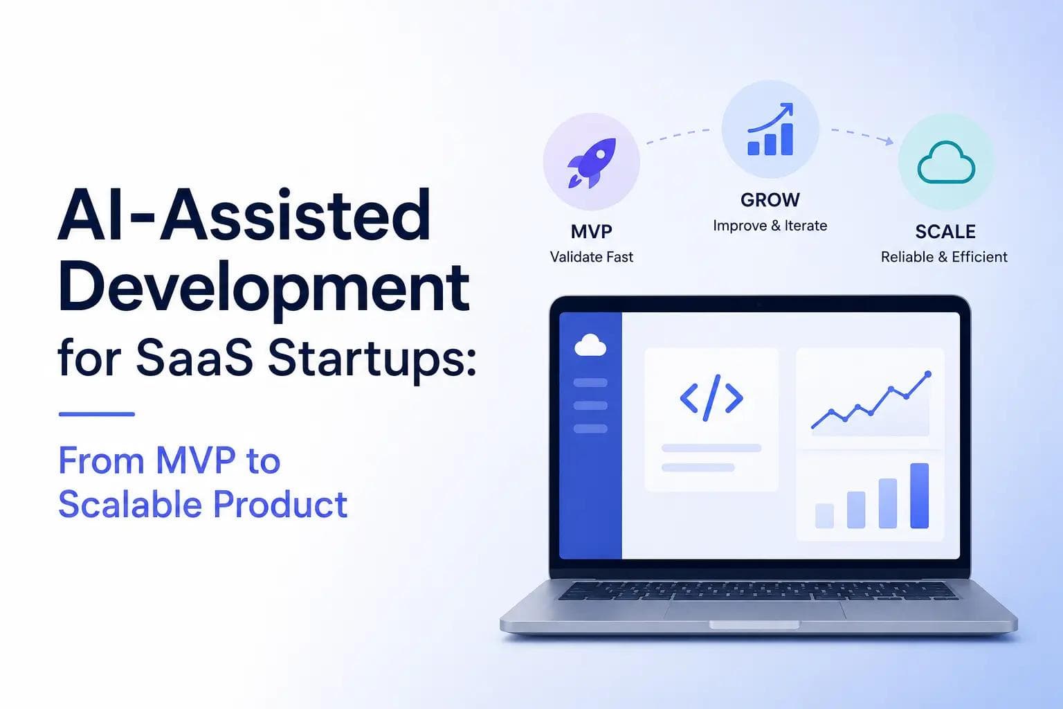 AI-Assisted Development for SaaS Startups: From MVP to Scalable Product