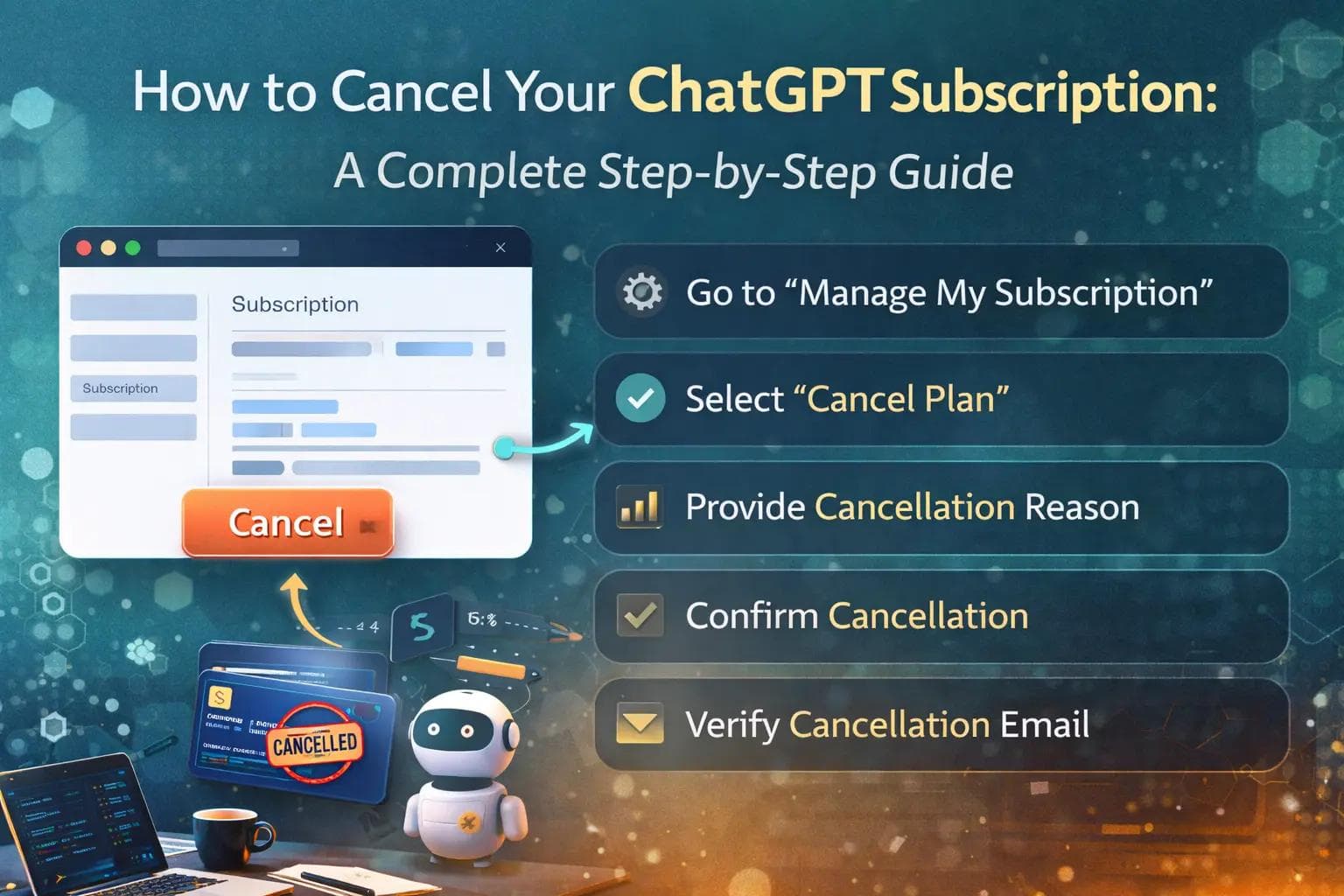 How to Cancel Your ChatGPT Subscription: A Complete Step-by-Step Guide