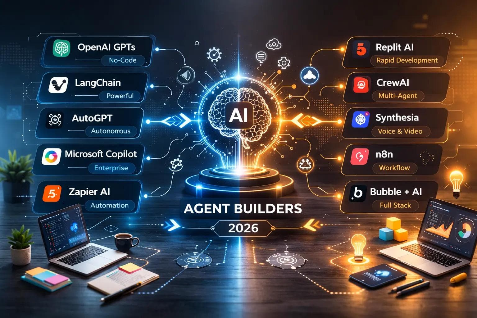 Top 10 best AI agent builders you need to try in 2026